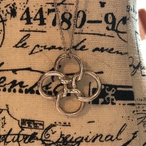 TIFFANY Elsa Peretti Qaudrifoglio Pendant Necklace